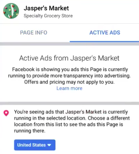 Facebook открыл данные о рекламе компаний